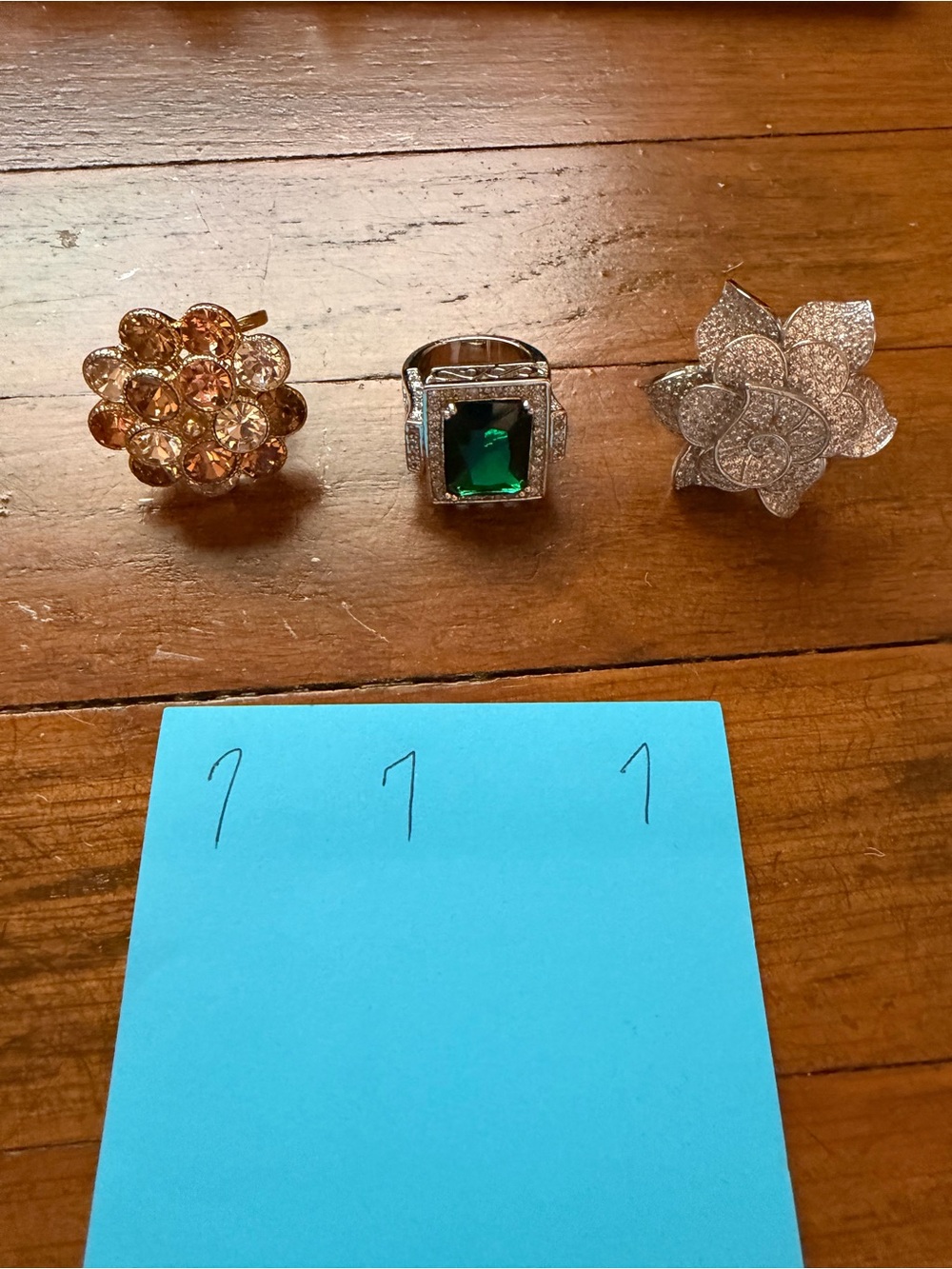 Assorted Multi-Color Statement Rings - Women Jewelry - Picture 8 of 8